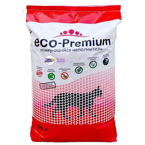 ECO Premium Лаванда наполнитель древесный 20,2 кг 55 л