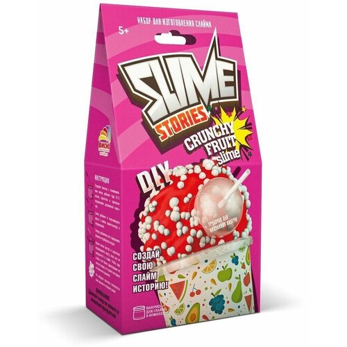 Набор Юный Химик Slime Stories. Crunchy fruit