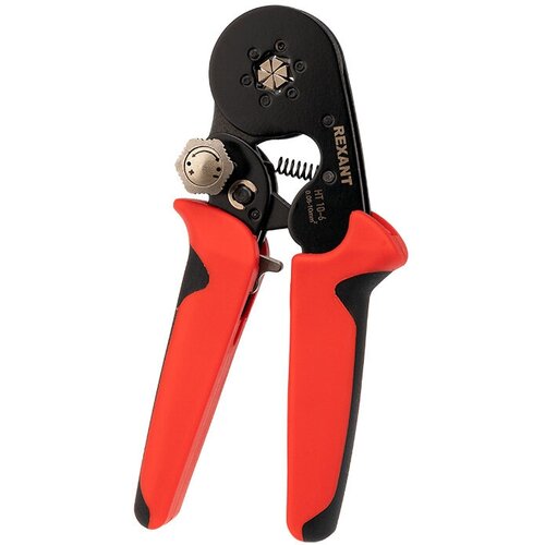 Кримпер HT 10-6 для обжима штыревых наконечников 008-100 мм с регулятором прижимного усилия Rexant 12-3210-1 5 шт 28260₽