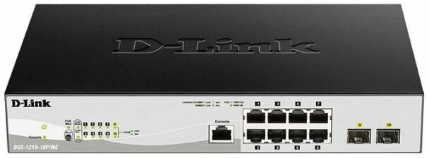 Коммутатор D-Link DGS-1210-10P/ME/B1A