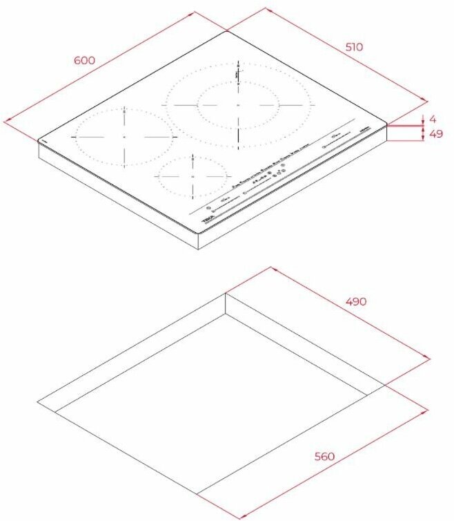 Индукционная варочная панель TEKA IZC 63630 MST WHITE - фото №11