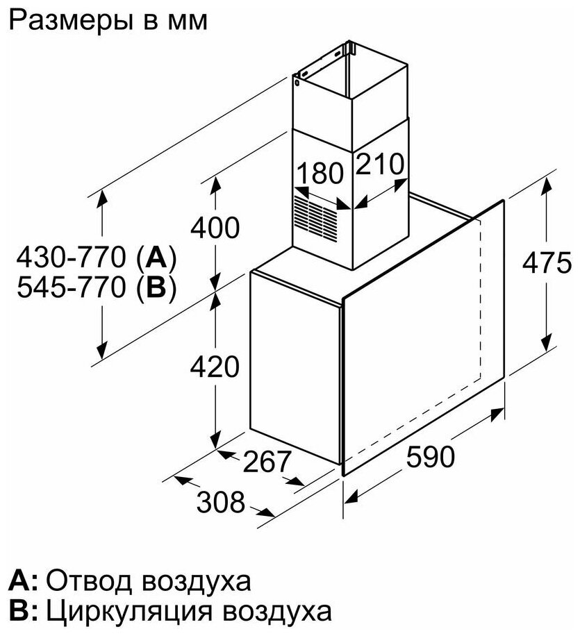 Вытяжка Bosch DWF65AJ21R - фотография № 4