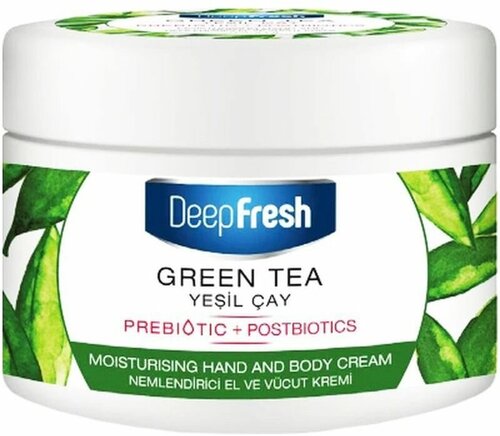 Крем Deepfresh для рук и тела зеленый чай увлажняющий