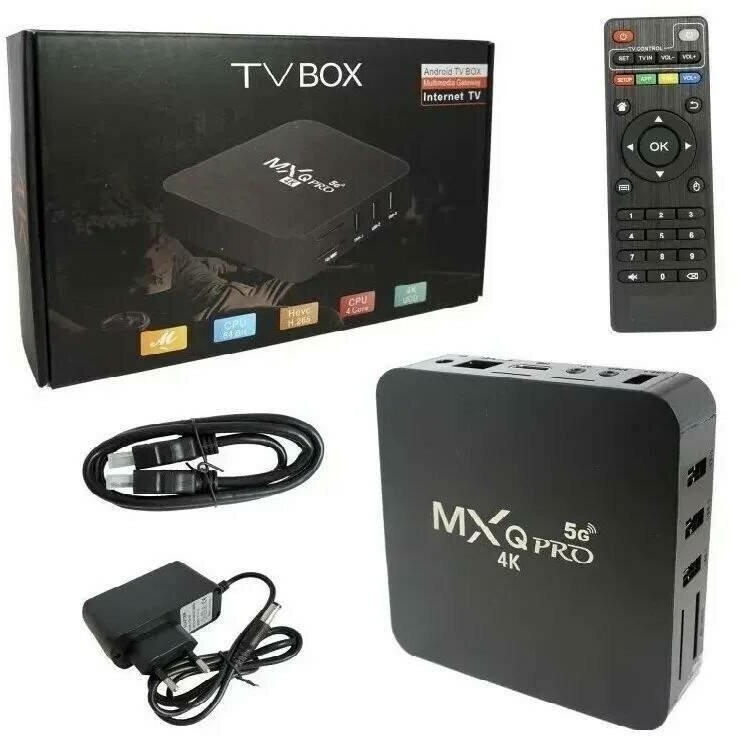 Смарт ТВ приставка Smart TV Box MXQ Pro 4K 1/8 ГБ