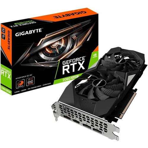Видеокарта GIGABYTE GeForce RTX 2060 SUPER WINDFORCE OC 8G rev 11 33990₽