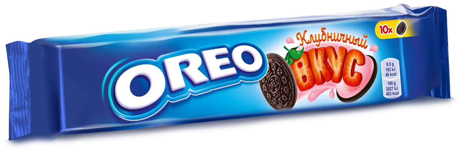 Печенье Oreo Клубника (набор 28 шт по 95г) - фотография № 1