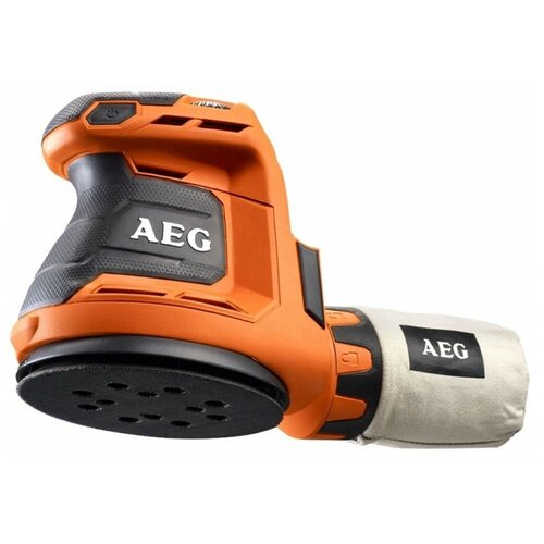 Аккумуляторная эксцентриковая шлифмашина AEG BEX 18-125-0 коробка, без аккумулятора эксцентриковая шлифмашина aeg ex 125 es 4935416100 300 вт