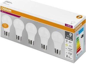 Светодиодная лампа Ledvance-osram LVCLA75 10SW/830 230V E27 OSRAM (упаковка 5 шт)