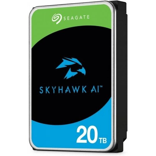 SEAGATE Жесткий диск Seagate SATA-III 20Tb ST20000VE002 Surveillance SkyHawkAI (7200rpm) 256Mb 3.5" ST20000VE002