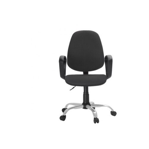 Кресло для персонала EASY CHAIR 222 PC ткань серая ТК3, Silver