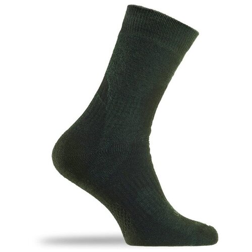 фото Носки lasting trp 698, wool+polyamide, зеленый с черными вставками, размер s (trp698-s)