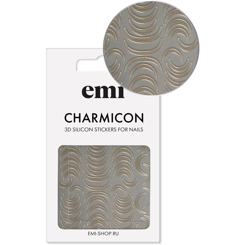 E.Mi Charmicon 3D Silicone Stickers №215 Лунулы точки