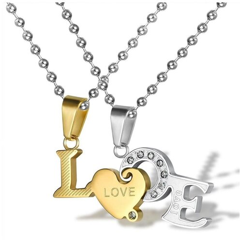 фото Парные подвески "love love" подарки-любимым.рф