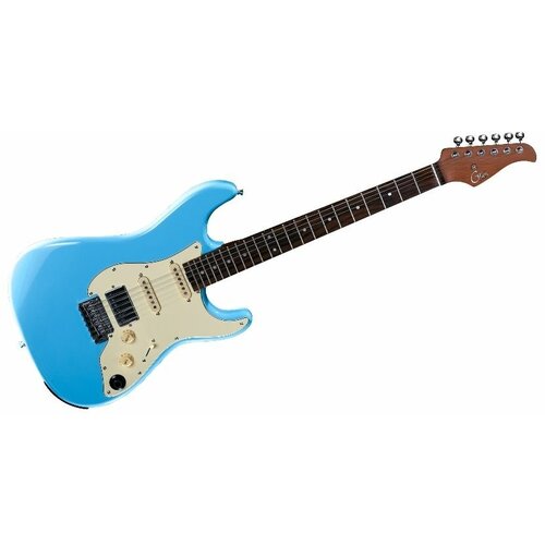 Mooer GTRS S800 Blue электрогитара со встроенным процессором, голубой цвет