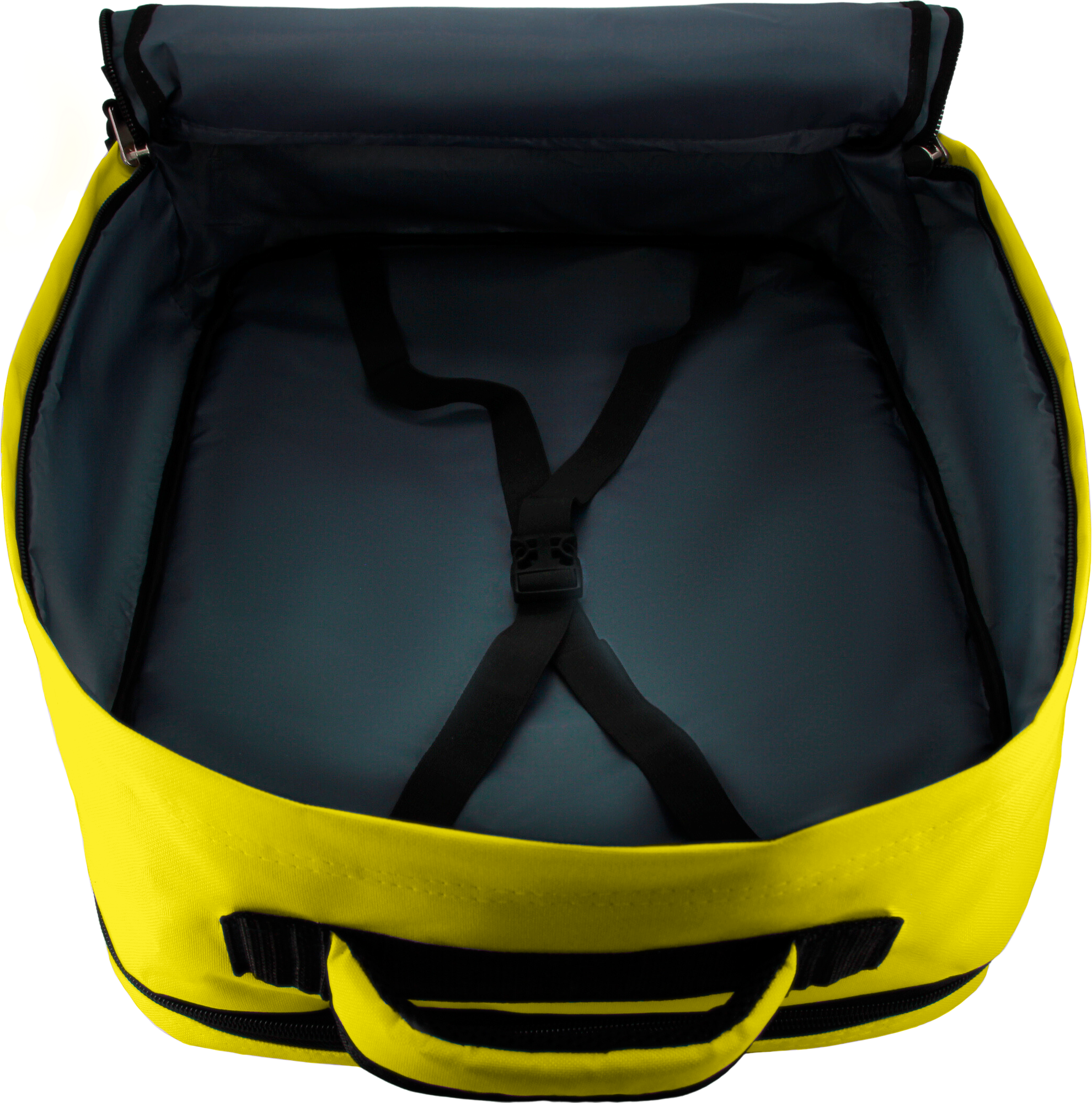 Рюкзак сумка чемодан ручная кладь S в самолет дорожная 44 л, желтый - фотография № 8