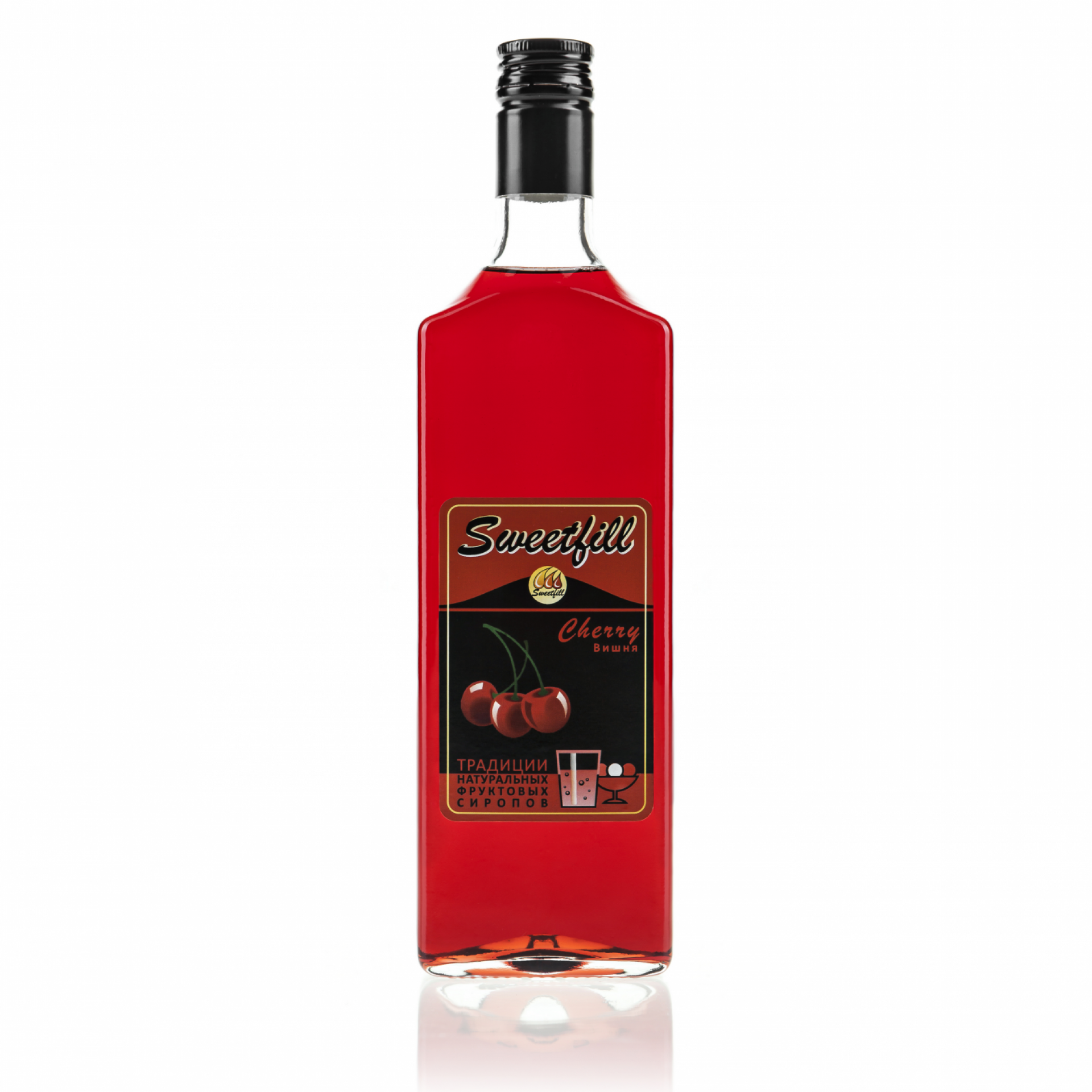 Сироп Sweetfill, Вишня стекло 0,5 л - фото №5
