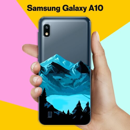 Силиконовый чехол Горы и озеро на Samsung Galaxy A10 силиконовый чехол горы на samsung galaxy a10