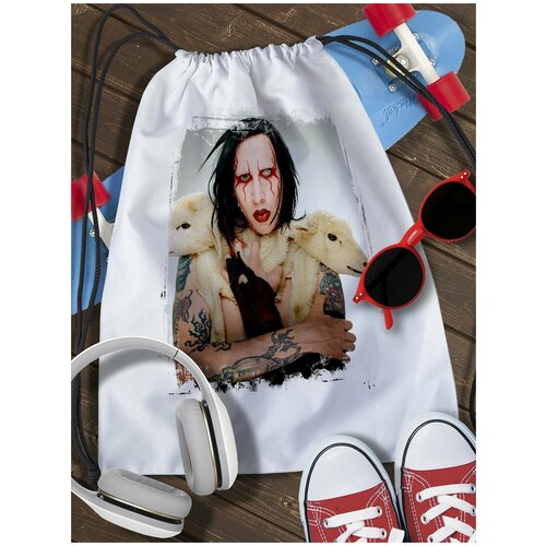 Мешок для сменной обуви Marilyn Manson - 2987