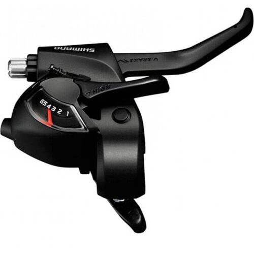 фото Моноблок shimano, tourney, ef41, правый, черный, 6 скоростей, 2050 мм, / шифтер + тормозная ручка для велосипеда