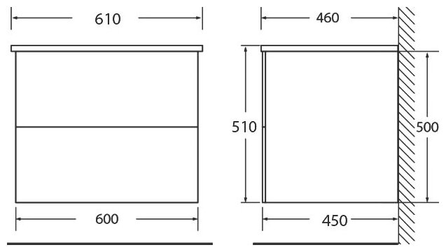 Мебель напольная BELBAGNO KRAFT 60 см, Rovere Tabacco - фотография № 8