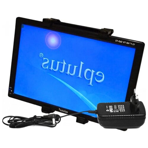 Автомобильный портативный телевизор с DVB-T2 12“ Eplutus EP-121T