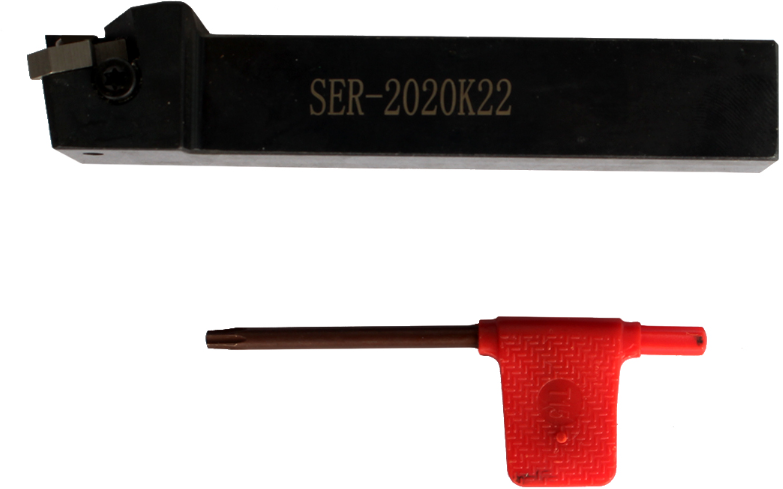 Резец токарный резьбовой под сменные пластины для наружной метрической дюймовой и трапецеидальной ре