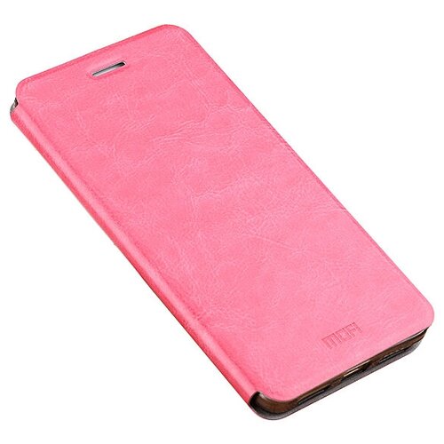 фото Чехол-книжка mypads для xiaomi redmi 2 на жёсткой металлической основе розовый
