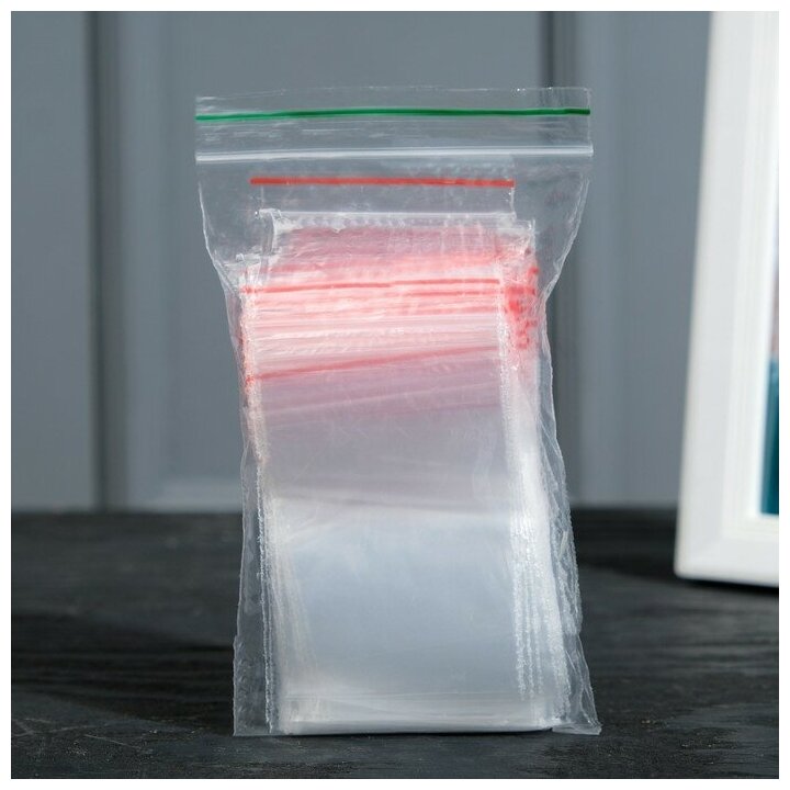 Пакет zip lock, 4 х 6 см, 30 мкм - фотография № 3