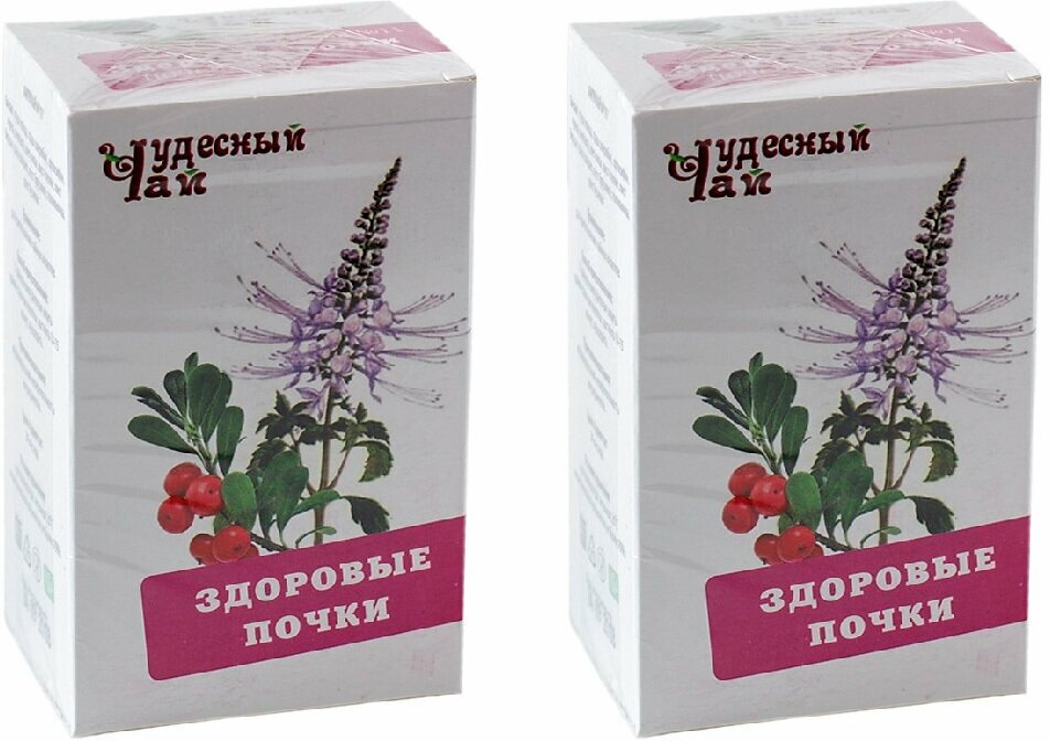 Травяной чай со стевией Здоровые почки. Комплект 2 шт. по 50 г. Крымская стевия.