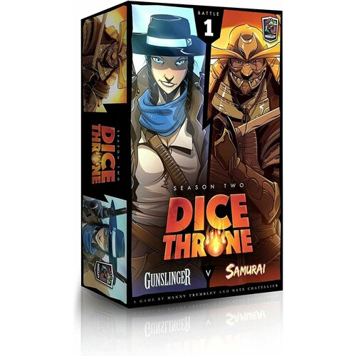 Настольная игра Dice Throne (Трон кубов). Второй сезон. Gunslinger vs Samurai