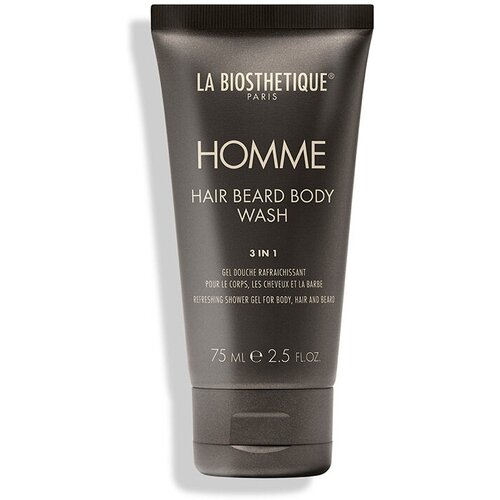 La Biosthetique, Очищающий гель для тела, волос и бороды Homme Hair Beard Body Wash Гель, 200 мл