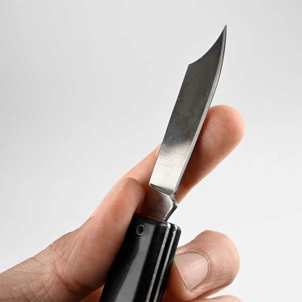 Нож окулировочный Добрыня ручка пластик, лезвие нержавеющая сталь 66 мм / Складной нож садовый прививочный - фотография № 9