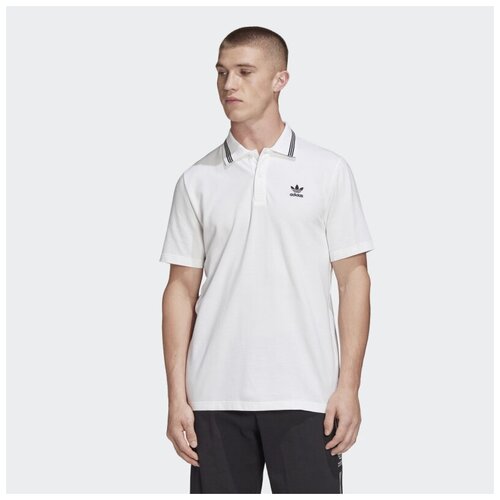 фото Поло adidas pique polo размер xl, белый