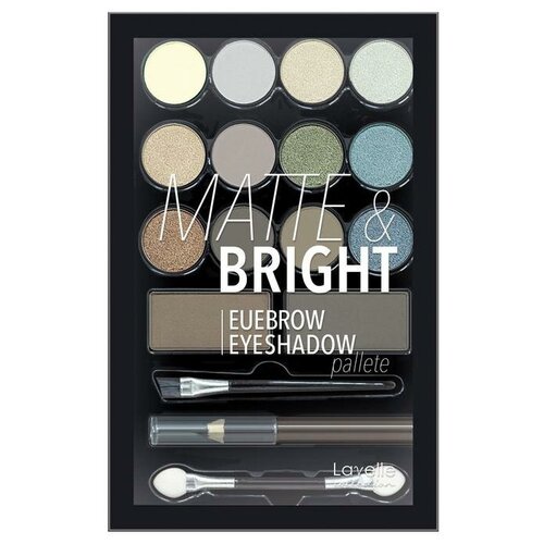 Lavelle Collection Набор для макияжа Matte&Bright B набор косметический matte bright nb 08 а тени для глаз и бровей карандаш аппликатор кисточка