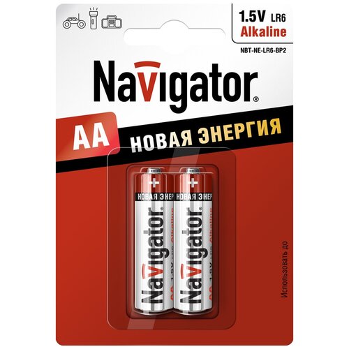 Батарейка NAVIGATOR LR06- BP2 94752 (40)