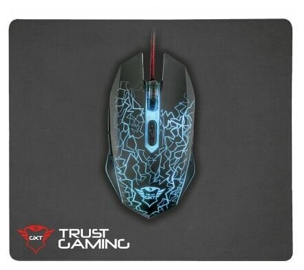 Trust 22736 Мышь Trust GXT 783 игровая мышьковрик 40160