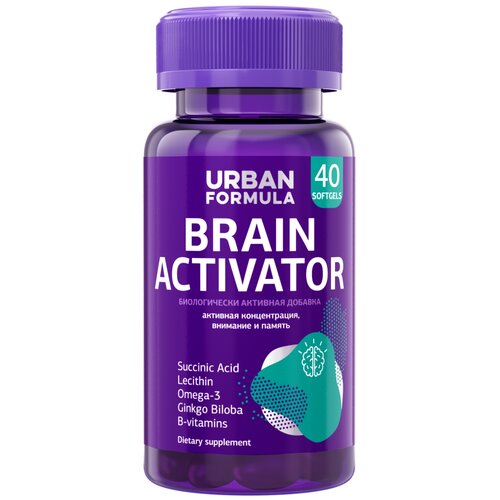 Urban Formula Brain Activator капс., 65 г, 40 шт.