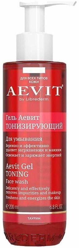 Гель для умывания Librederm Aevit тонизирующий 200 мл