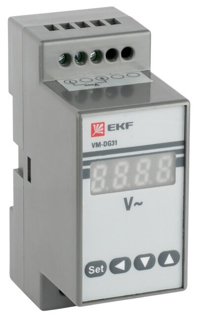 VD-G31 Вольтметр цифровой на DIN однофазный EKF PROxima (без поверки - фотография № 1