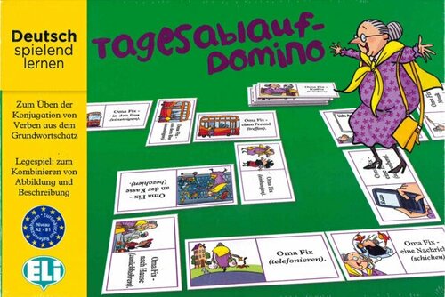 DAS TAGESABLAUF-DOMINO (A1) / Обучающая игра на немецком языке 