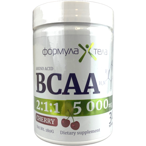 фото Формула тела bcaa 2:1:1, вишня, банка 180г 30 порций