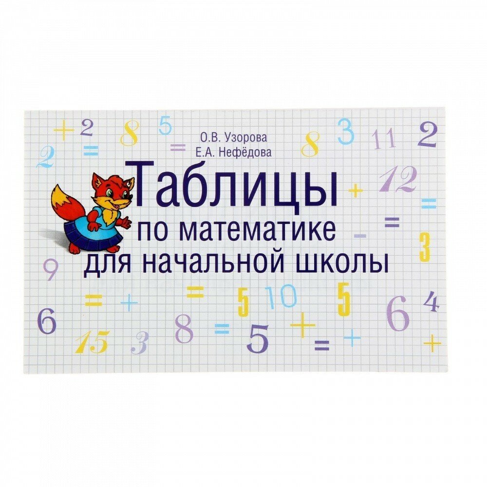 Таблицы по математике для начальной школы - фото №6