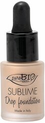 PuroBIO Тональный флюид Sublime Drop Foundation, SPF 10, 15 мл/19 г, оттенок: 01