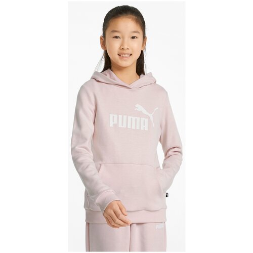 Толстовка, PUMA ESS Logo Hoodie, Женская, размер 164 ; Chalk Pink