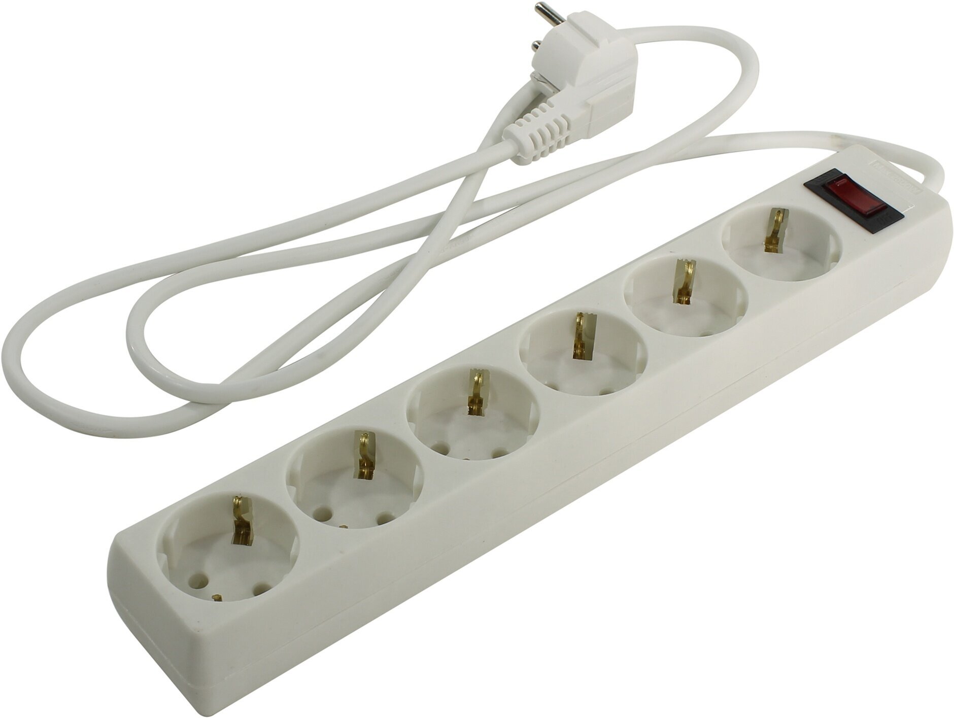 Сетевой фильтр ExeGate 6 Sockets 1.5m SP-6-1.5W White 266866 - фото №3