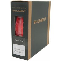 PETG пластик для 3д печтати петг для 3D принтера Element 3D 1.75мм, 1 кг, непрозрачный красный