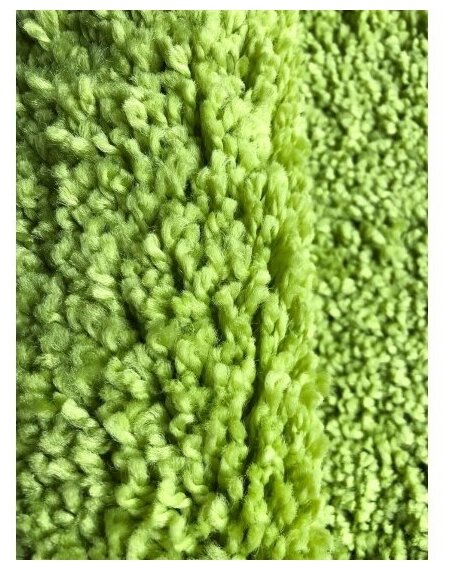 Комплект ковриков для ванной L'CADESI ANELYA, 50x80 (50x40), зеленый - фотография № 3