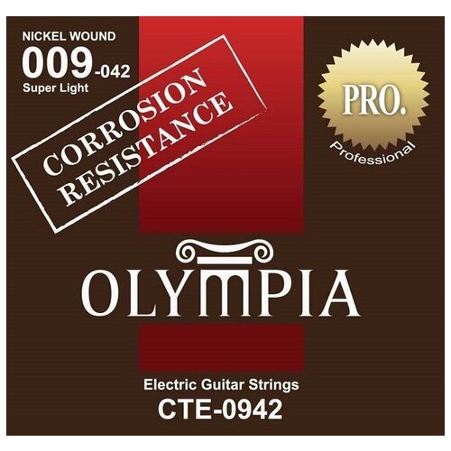 Струны для электрогитары Olympia CTE0942