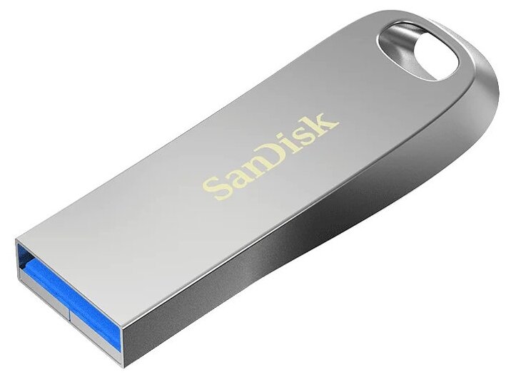 Флешка SanDisk Ultra Luxe 128 ГБ, 1 шт, серебристый