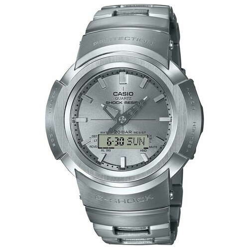 Наручные часы CASIO G-Shock Casio AWM-500D-1A8, серебряный, черный